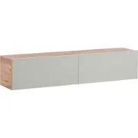Beliani GLADSTONE - Wandgemonteerd TV-meubel - Lichtgroen- 140 cm - Vezelplaat