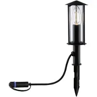 Paulmann Plug & Shine Klassiek lantaarnspieslampje 94323, dimbaar, zwart, metaal
