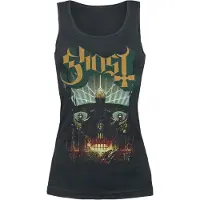Ghost Top - Meliora - S tot XXL - voor Vrouwen - zwart - Maat S