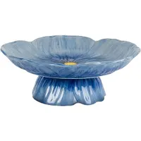 By On Poppy Taartplateau Blauw - Taartschalen Steengoed Blue - 5283909413
