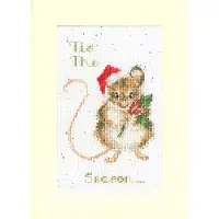 Bothy Threads Hannah Dale 'Tis The Season wenskaart borduren XMAS56