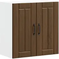 vidaXL Keukenbovenkast Lucca bewerkt hout bruin eikenkleur