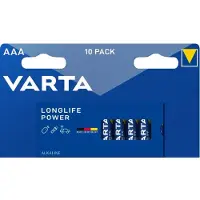 Varta Longlife Power - AAA Alkaline Batterijen - 400 Stuks