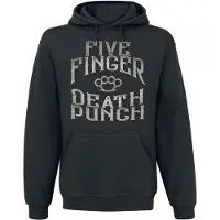 Five Finger Death Punch Trui met capuchon - 100 Proof - S tot 4XL - voor Mannen - zwart - Maat L