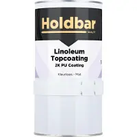 Holdbar Linoleum Topcoating Mat 1 Kg - Vloerverf Glashelder - Transparant - Linoleum Verven - Krasvast - UV-bestendig - Vergeelt niet - 2 Componenten