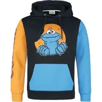 Sesame Street Trui met capuchon - Cookie Monster - S tot 3XL - voor Mannen - meerkleurig - Maat M