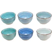 Cookinglife Soepkommen / kommen Delice Blauw ø 14 cm - 6 stuks