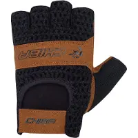 Chiba Fietshandschoen - Retro - Zwart/Bruin - maat M