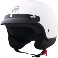 BHR 839 - Retro Jethelm - Wit - Maat L - Geschikt voor Brommer, Scooter en Motor - ECE 22.06 Keuring - scooterhelm