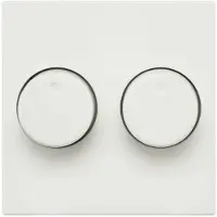 ION Industries Dimmerknop | | V1/J1 (Duo, Mat wit)