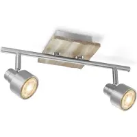 Home Sweet Home Ledspot Drift Mat Staal 2x5,8w