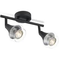 Home Sweet Home LED opbouwspot Vaya 2L - zwart