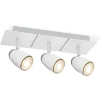 Home Sweet Home Opbouwspot Gina - Zand Wit - 37cm - 3xgu10