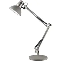 FISCHER&HONSEL GMBH Stoere bureaulamp Pit grijs