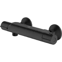 AquaVive Thermostatische Douchekraan Irminio - Mat Zwart - 15 Cm