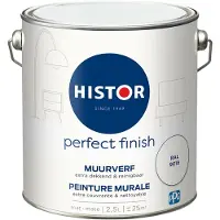 Histor Perfect Finish Muurverf - Mat - Ral 9016 - 2,5l