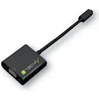 Techly IDATA HDMI-VGA-5 HDMI-Micro-D naar VGA Converter met Audio