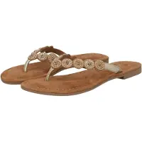 Lazamani Teenslipper goud / parelwit