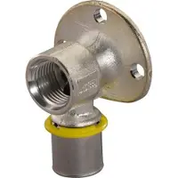 Uponor muurplaat gas Ø20mmx1/2" - messing - 1030577