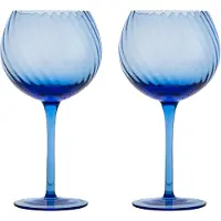 By On Opacity wijnglas 47 cl 2-pack Blauw