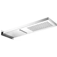 Hotbath Archie opbouw hoofddouche met 2 standen geborsteld gunmetal PVD