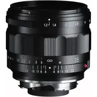 Voigtländer Nokton 35mm F/1.2 Type IV ASPH Leica M-mount zwart