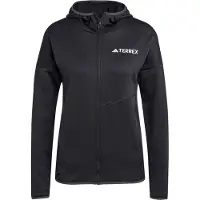Adidas Functionele fleece jas 'Xperior' zwart / wit