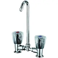 PLASTIMO Waterkraan met Klapbare 10mm Uitloop 2 Knops