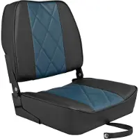 Jero Marine Bootstoel Inklapbaar 48x41x49cm Zwart-Blauw