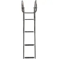 Jero Marine Zwemtrap Steiger en Zwemplateau Rvs 4 Treden