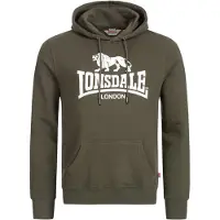 Lonsdale Sweatshirt 'Fremington' groen / wit