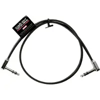 Ernie Ball Flat Ribbon Stereo Patch Cable 60 cm Gewikkeld - Gewikkeld Patchkabel