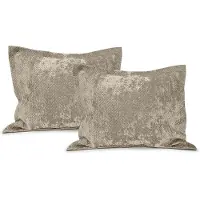 Linnick Velvet Kussensloop - Bronze - Kussensloop 60x70cm - Kussenslopen Set van 2