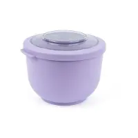 Amuse Tylla Lavender Life Bowl - 1200 ml - Lunchbox - Perfect Afsluitbare Verhouddoos - Saladebox voor onderweg - Paars