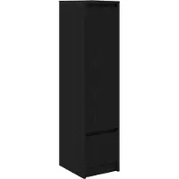 vidaXL Highboard 29,5x34x119,5 cm spaanplaat zwart eikenkleurig