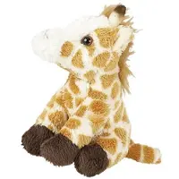 Ravensden 8x Pluche gevlekte giraffe sleutelhangers 10 cm - Giraffe dieren sleutelhangers- Speelgoed voor kinderen