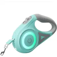 Universeel Groen-Grijs Kleur Nieuw Led Licht Automatisch Intrekbare Riem Hondenriem Hondenriem