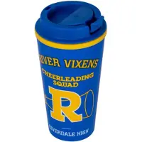 Blue sky studio's Riverdale - Thermische Reisbeker - River Vixens - Blauw en Geel - 450ml