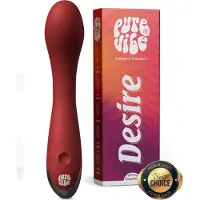 PureVibe Desire G-spot vibrator voor vrouwen met krachtige stimulatie – dildo – vibrators – sex toys – seksspeeltjes – voor haar | Bordeaux Rood