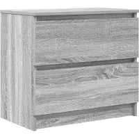 vidaXL Tv-meubel 60x35x54 cm bewerkt hout grijs sonoma eikenkleurig