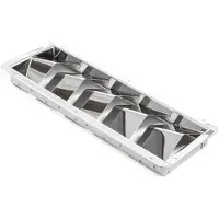 Kuipers Nautic Ventilatierooster Rechthoekig 325x113mm Rvs