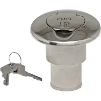 Jero Marine Dekvuldop Fuel met Slot 38mm Rvs