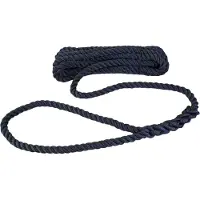 Jero Marine 16mm x 15m Landvast met Lus 3-Strengs Polyester Blauw