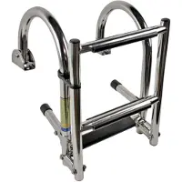 Jero Marine Opvouwbare Zwemtrap Rvs 3 Treden 73x25cm