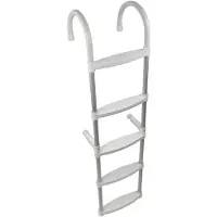 Lalizas Aluminium Ladder Grijs 5 Steps