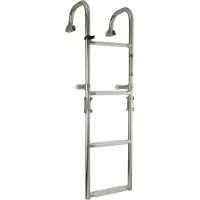 Jero Marine Opvouwbare Zwemtrap Rvs 4 Treden 92x26cm