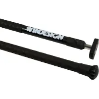 Windesign Helmstokverlenger 110cm x 20 mm X-Gripped Zwart