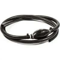 Eval Benzineslang Buitenboordmotor Rubber 8mm x 2m met 45mm Knijpbal