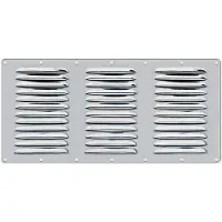 Jero Marine Ventilatierooster Rechthoekig 360x185mm Rvs