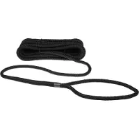 Jero Marine 14mm x 15m Landvast met Lus Deluxe Polyester Zwart